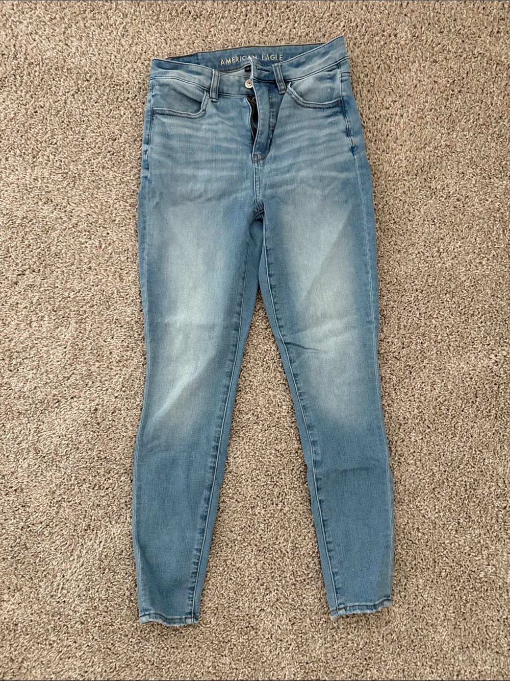 American Eagle Outfitters light Blue super High-Rise Skinny Jeans - Women